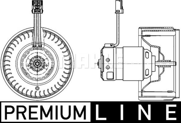 MAHLE AB 71 000P - Sisätilapuhallin inparts.fi