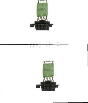 MAHLE ABR 143 000P - Vastus, sisäilmantuuletin inparts.fi