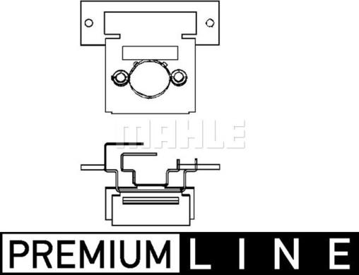 MAHLE ABR 81 000P - Vastus, sisäilmantuuletin inparts.fi