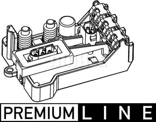 MAHLE ABR 30 000P - Säädin, lämmityslaitteen puhallin inparts.fi