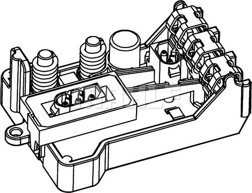 MAHLE ABR 30 000P - Säädin, lämmityslaitteen puhallin inparts.fi