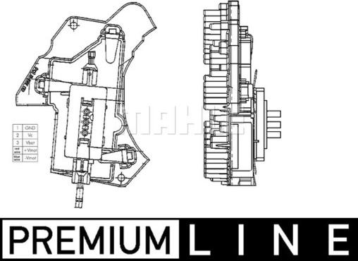 MAHLE ABR 24 000P - Säädin, lämmityslaitteen puhallin inparts.fi