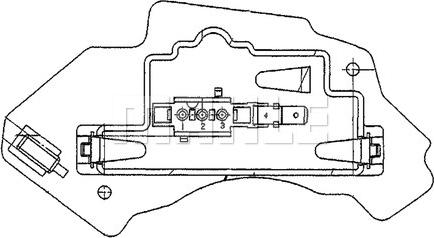 MAHLE ABR 28 000P - Säädin, lämmityslaitteen puhallin inparts.fi