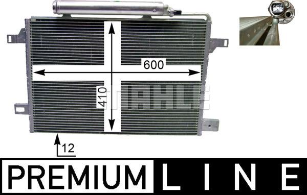 MAHLE AC 369 000P - Lauhdutin, ilmastointilaite inparts.fi