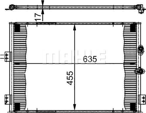 MAHLE AC 382 000S - Lauhdutin, ilmastointilaite inparts.fi