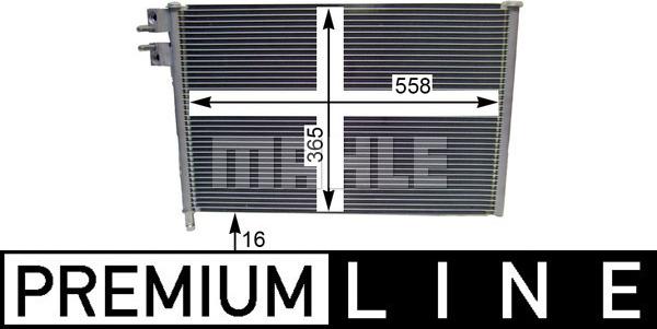 MAHLE AC 298 000P - Lauhdutin, ilmastointilaite inparts.fi