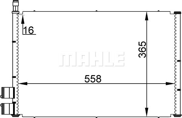 MAHLE AC 298 000S - Lauhdutin, ilmastointilaite inparts.fi