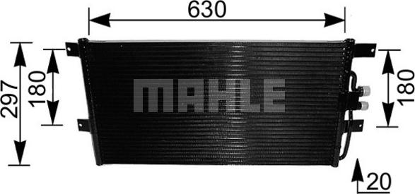 MAHLE AC 217 000S - Lauhdutin, ilmastointilaite inparts.fi