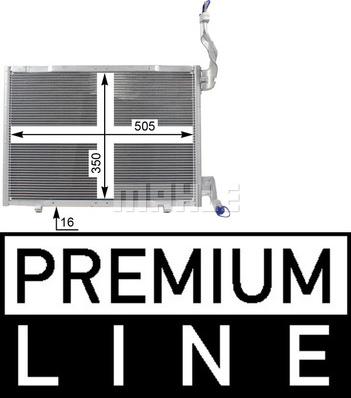 MAHLE AC 22 000P - Lauhdutin, ilmastointilaite inparts.fi