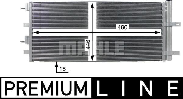 MAHLE AC 274 000P - Lauhdutin, ilmastointilaite inparts.fi