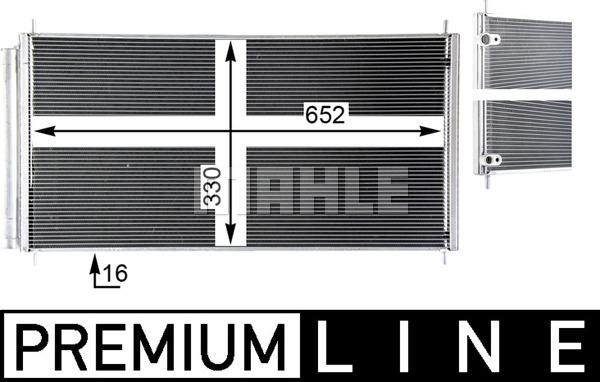 MAHLE AC 799 000P - Lauhdutin, ilmastointilaite inparts.fi