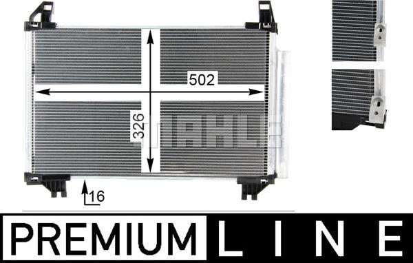 MAHLE AC 793 000P - Lauhdutin, ilmastointilaite inparts.fi