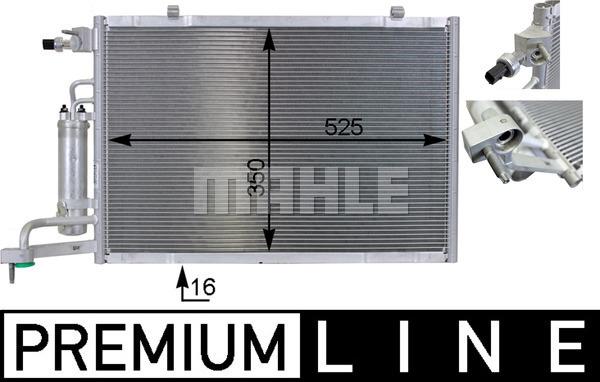 MAHLE AC 7 000P - Lauhdutin, ilmastointilaite inparts.fi