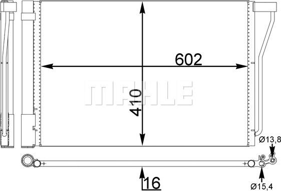 MAHLE AC 781 000S - Lauhdutin, ilmastointilaite inparts.fi