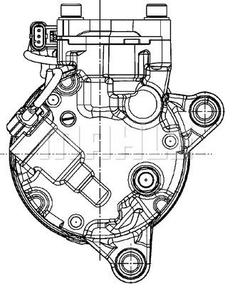 MAHLE ACP 599 000P - Kompressori, ilmastointilaite inparts.fi