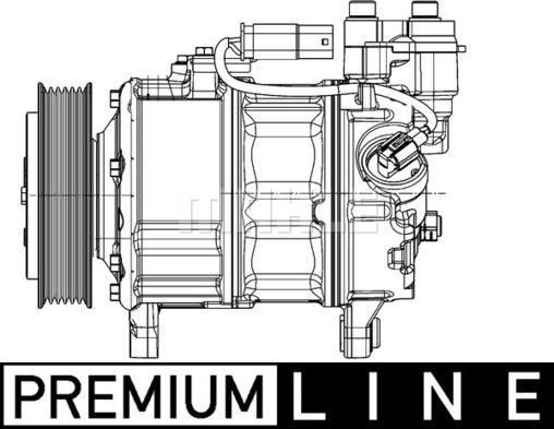 MAHLE ACP 600 000P - Kompressori, ilmastointilaite inparts.fi