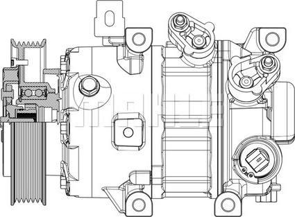 MAHLE ACP 635 000P - Kompressori, ilmastointilaite inparts.fi