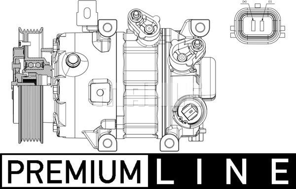 MAHLE ACP 635 000P - Kompressori, ilmastointilaite inparts.fi