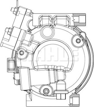 MAHLE ACP 635 000P - Kompressori, ilmastointilaite inparts.fi