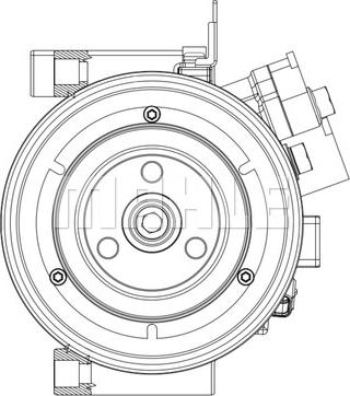 MAHLE ACP 630 000P - Kompressori, ilmastointilaite inparts.fi