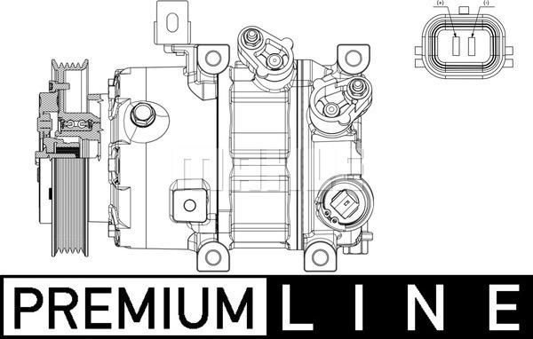 MAHLE ACP 638 000P - Kompressori, ilmastointilaite inparts.fi