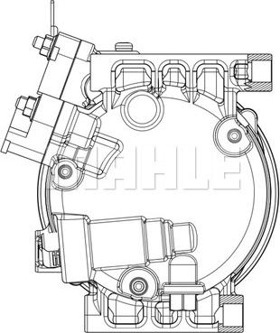 MAHLE ACP 638 000P - Kompressori, ilmastointilaite inparts.fi