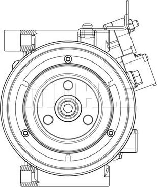 MAHLE ACP 638 000P - Kompressori, ilmastointilaite inparts.fi