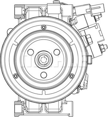 MAHLE ACP 637 000P - Kompressori, ilmastointilaite inparts.fi