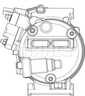 MAHLE ACP 637 000P - Kompressori, ilmastointilaite inparts.fi