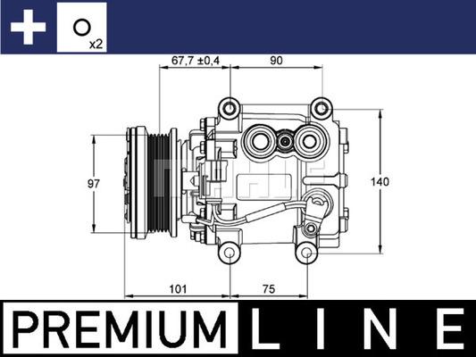 MAHLE ACP 1099 000P - Kompressori, ilmastointilaite inparts.fi