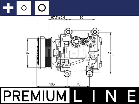 MAHLE ACP 1113 000P - Kompressori, ilmastointilaite inparts.fi