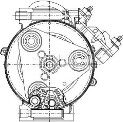 MAHLE ACP 1360 000P - Kompressori, ilmastointilaite inparts.fi