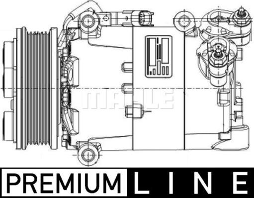 MAHLE ACP 1360 000P - Kompressori, ilmastointilaite inparts.fi