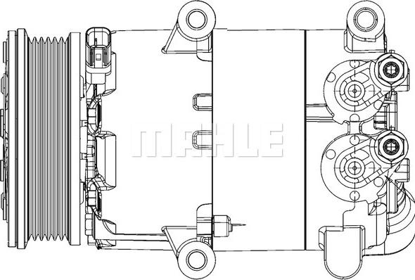 MAHLE ACP 310 000P - Kompressori, ilmastointilaite inparts.fi