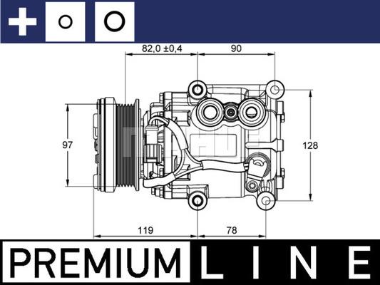 MAHLE ACP 22 000P - Kompressori, ilmastointilaite inparts.fi