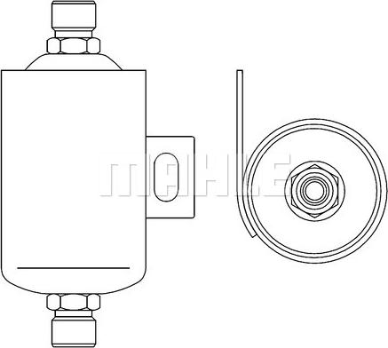 MAHLE AD 49 000S - Kuivain, ilmastointilaite inparts.fi