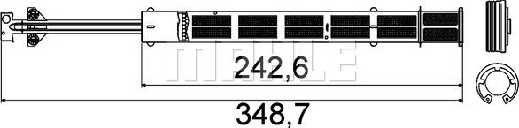 MAHLE AD 56 000P - Kuivain, ilmastointilaite inparts.fi