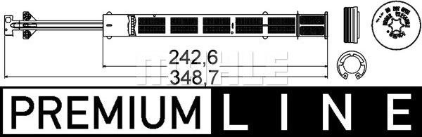 MAHLE AD 57 000P - Kuivain, ilmastointilaite inparts.fi