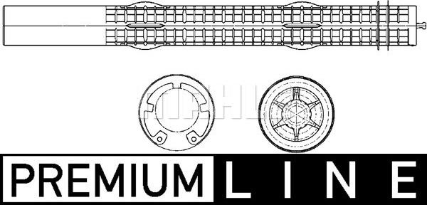 MAHLE AD 296 000P - Kuivain, ilmastointilaite inparts.fi