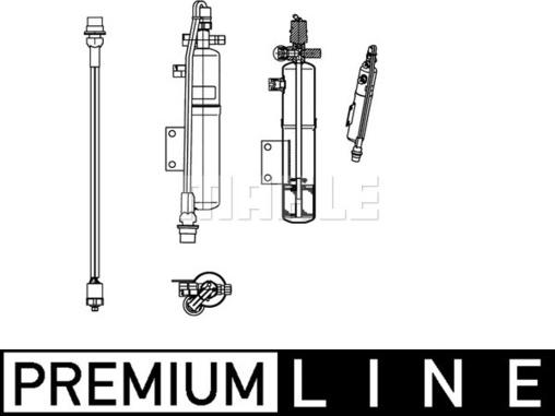 MAHLE AD 226 000P - Kuivain, ilmastointilaite inparts.fi