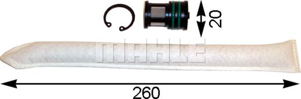 MAHLE AD 75 000S - Kuivain, ilmastointilaite inparts.fi