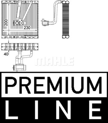 MAHLE AE 93 000P - Höyrystin, ilmastointilaite inparts.fi