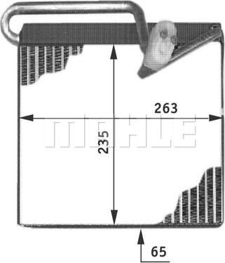 MAHLE AE 51 000P - Höyrystin, ilmastointilaite inparts.fi