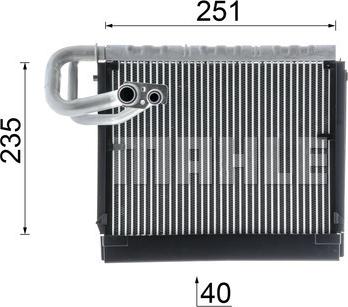 MAHLE AE 106 000P - Höyrystin, ilmastointilaite inparts.fi