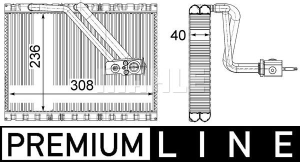 MAHLE AE 127 000P - Höyrystin, ilmastointilaite inparts.fi