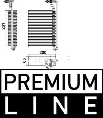 MAHLE AE 84 000P - Höyrystin, ilmastointilaite inparts.fi