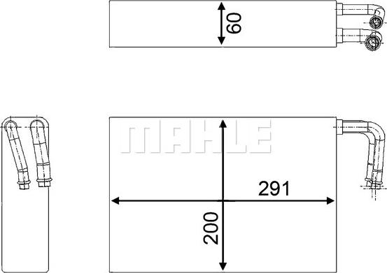 MAHLE AE 86 000S - Höyrystin, ilmastointilaite inparts.fi