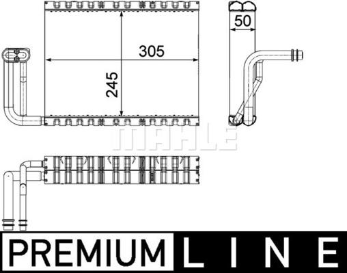 MAHLE AE 88 000P - Höyrystin, ilmastointilaite inparts.fi