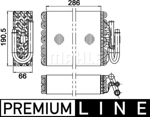 MAHLE AE 35 000P - Höyrystin, ilmastointilaite inparts.fi