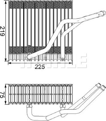 MAHLE AE 38 000S - Höyrystin, ilmastointilaite inparts.fi